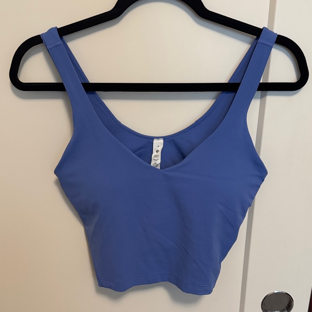 lululemon athletica Blue Crop Top